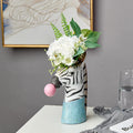 Vaso Decorativo Artistico Zebra e Giraffa