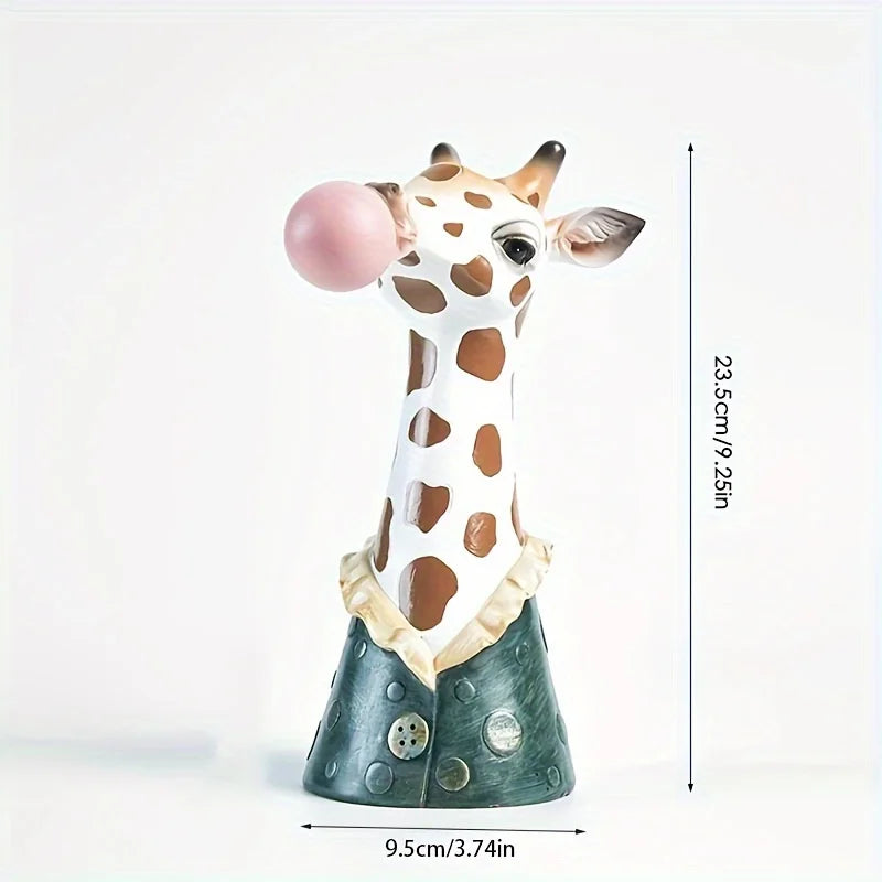 Vaso Decorativo Artistico Zebra e Giraffa