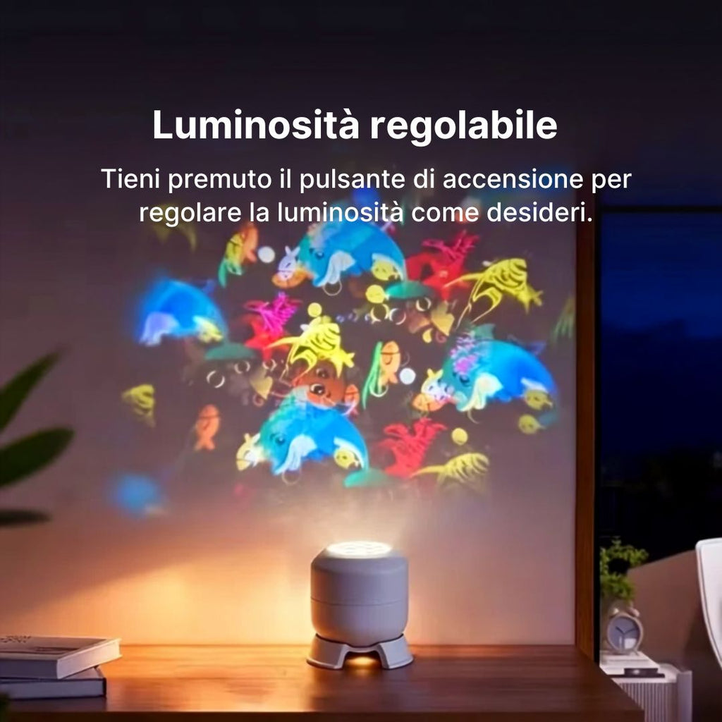 Lampada Proiettore LED Ocean Design – Atmosfera Magica a 360°