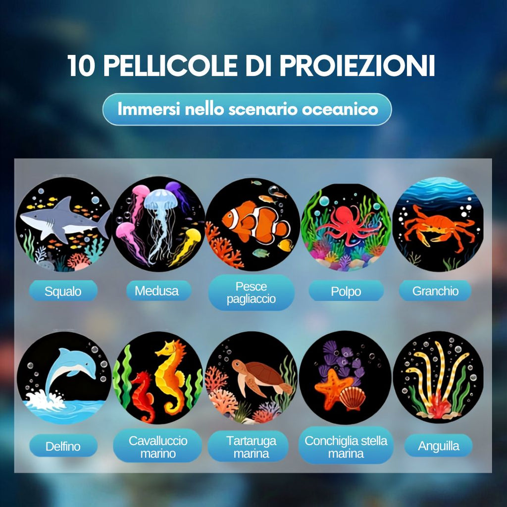 Lampada Proiettore LED Ocean Design - Atmosfera unica