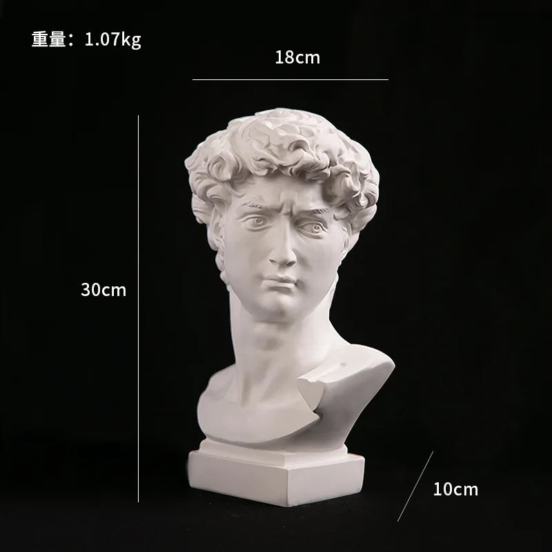 Busto di David in Resina – Arte Moderna per Decorazione Casa