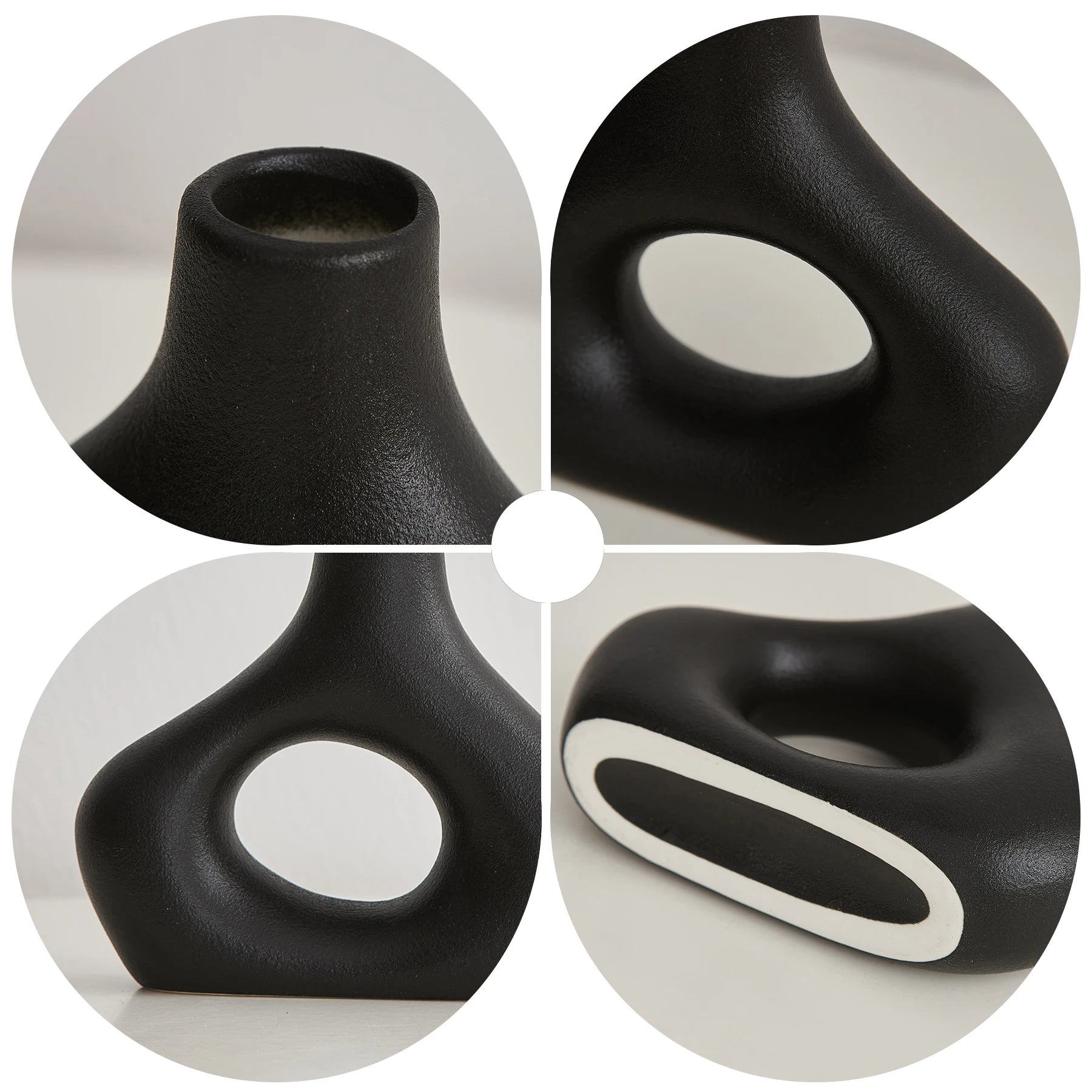 Vaso di Fiori Originale in Ceramica – Decorazione Moderna Stile Nordico