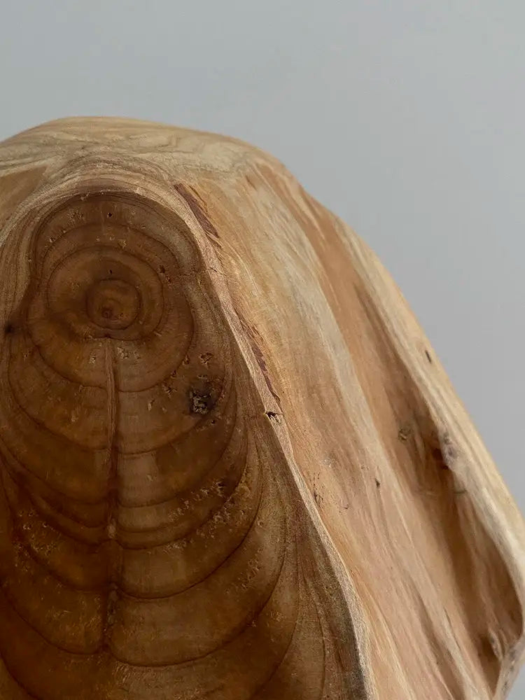 Piatto Portafrutta in Legno Massello – Vassoio Ovale Grande Capacità Stile Retro per Tavolo e Soggiorno