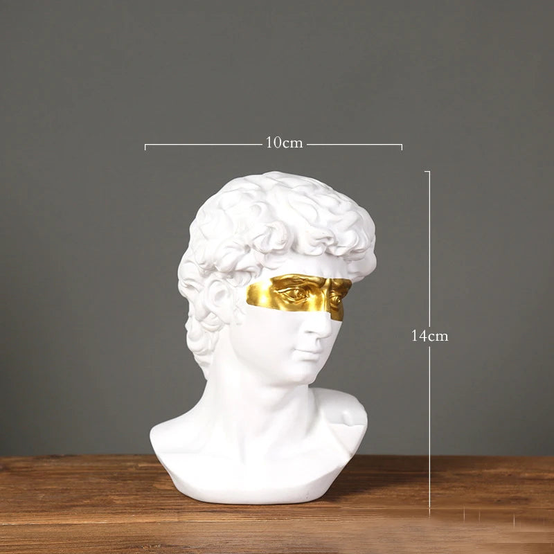Busto di David in Resina – Arte Moderna per Decorazione Casa